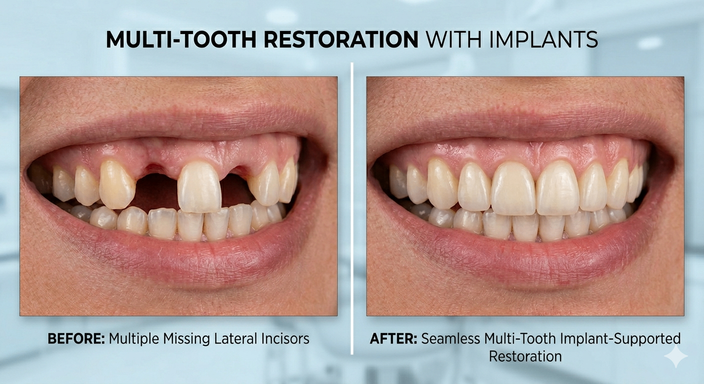 Smile transformation at LA Dental Group